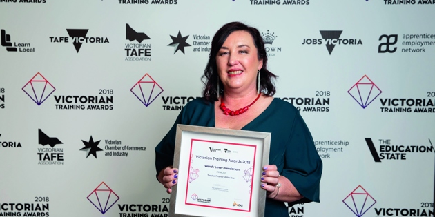 2018 Victorian Training Awards Wendy