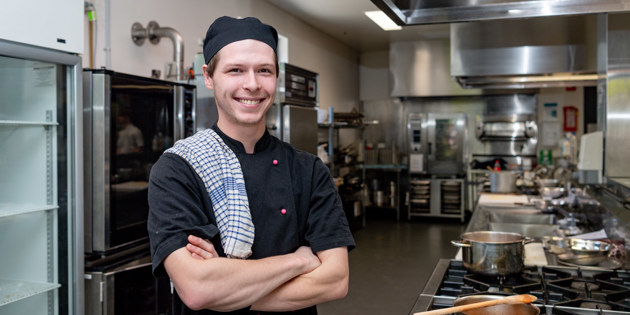 Jesse Alexander completed an apprenticeship in commercial cookery at South West TAFE.