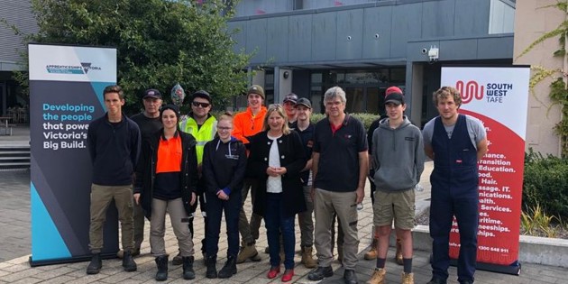 South West TAFE construction students will help build a multimillion-dollar Learning and Library Hub at the Warrnambool campus