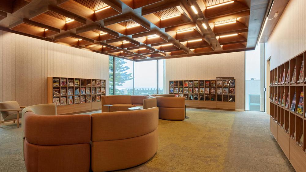 Warrnambool Library and Learning Centre reading area