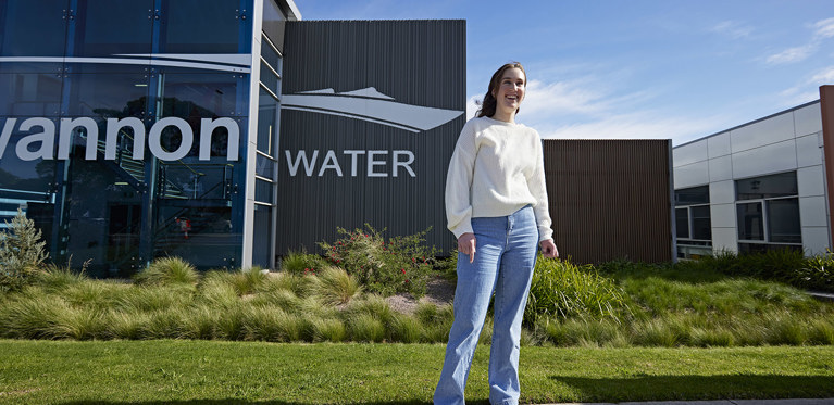 Zoe Palmer studied a business traineeship at South West TAFE.