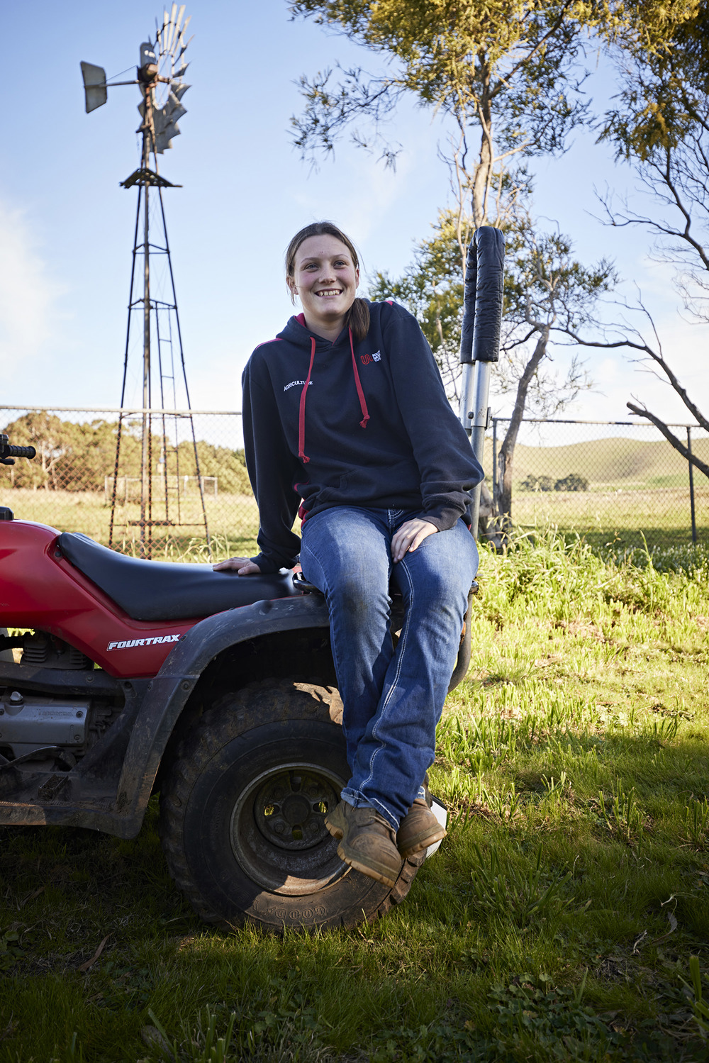 Josie Collins studied a VET DSS Agriculture course at South West TAFE.